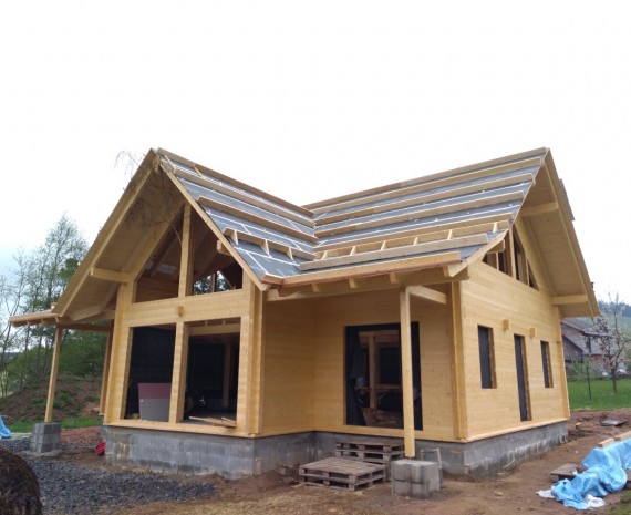 Moderní srub Dolní Morava