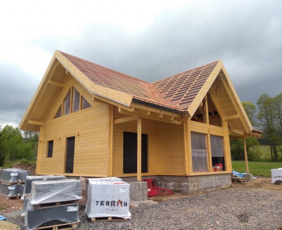 Moderní srub Dolní Morava