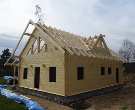 Moderní srub Dolní Morava