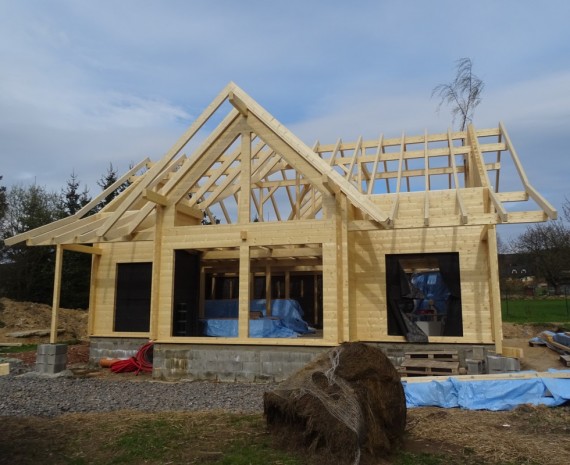 Moderní srub Dolní Morava