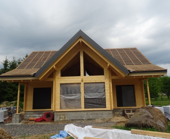 Moderní srub Dolní Morava