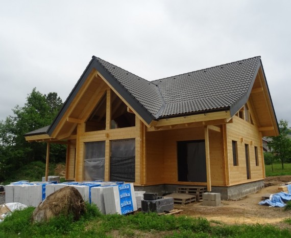 Moderní srub Dolní Morava