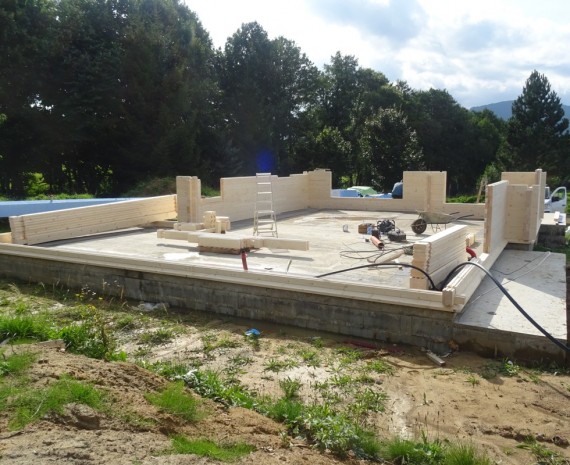 Srubový dům Štíty