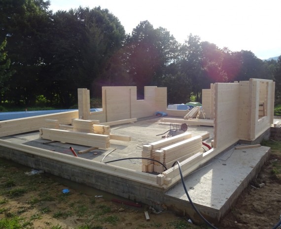 Srubový dům Štíty