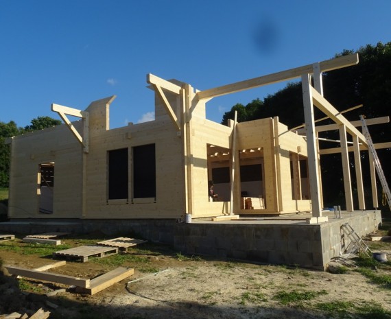 Srubový dům Štíty