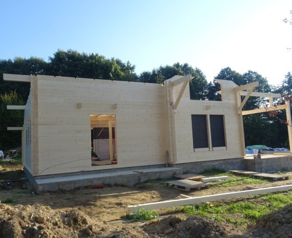 Srubový dům Štíty