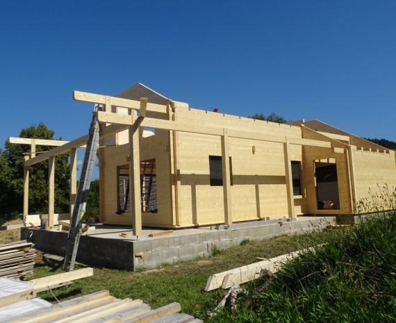 Srubový dům Štíty