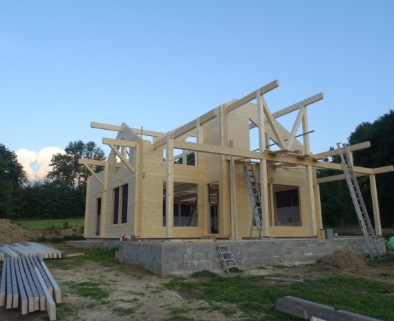 Srubový dům Štíty