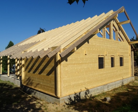 Srubový dům Štíty