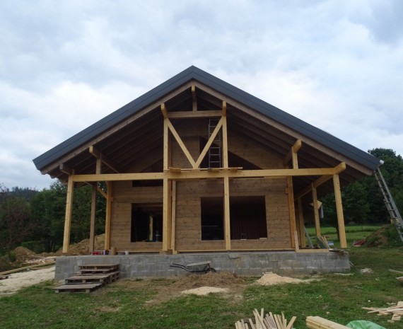 Srubový dům Štíty