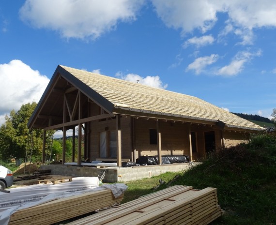 Srubový dům Štíty