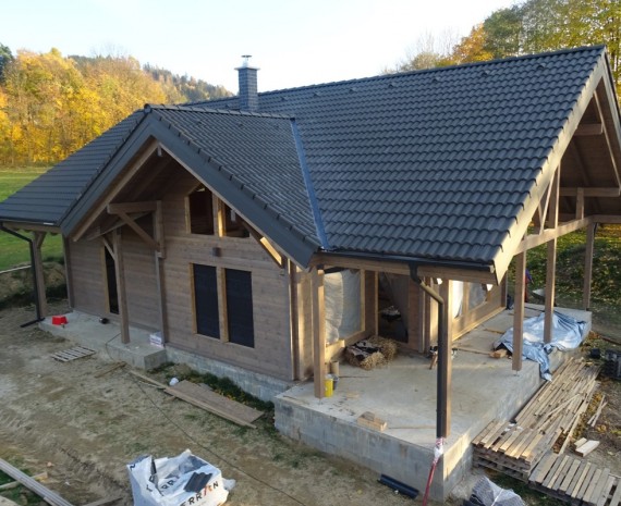 Srubový dům Štíty