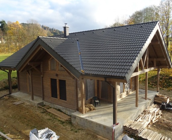 Srubový dům Štíty