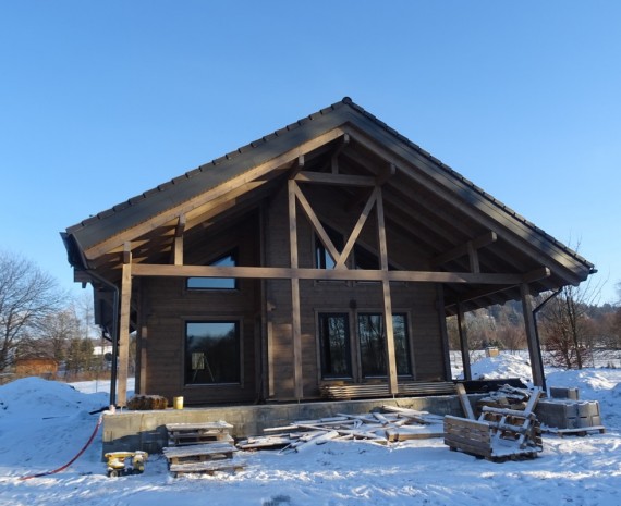 Srubový dům Štíty