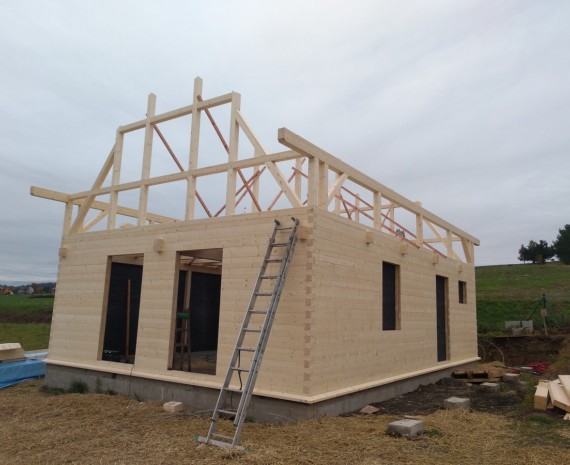 Podkrovní roubenka Rovensko