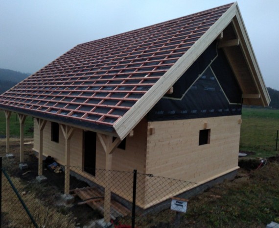 Podkrovní roubenka Rovensko