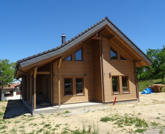 Podkrovní srub 