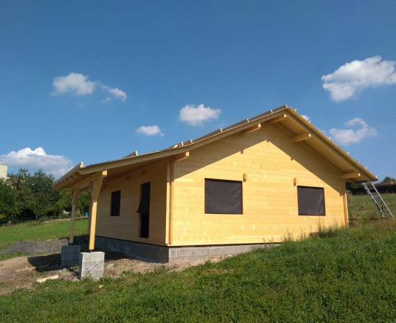 Zateplování střechy srubu