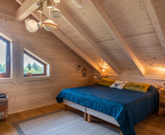 Dětský pokoj srubového domu