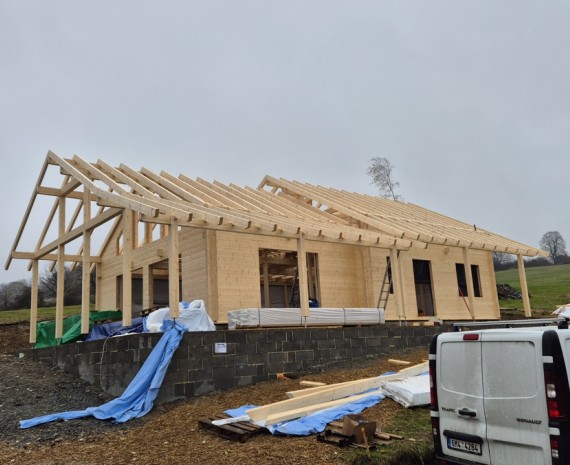 Srubový dům Slunečná