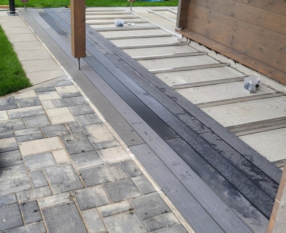 Pokládka terasového sýstému TWINSON